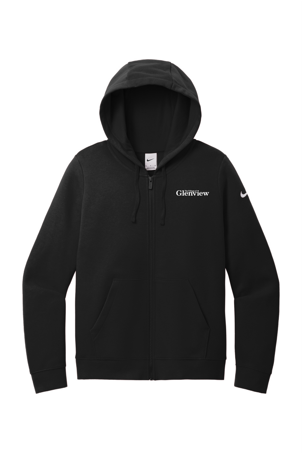 Nike Women's Club Fleece Sleeve Swoosh Full-Zip Hoodie NKFD9890